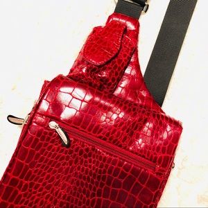 Travelon Leather Crossbody Bag